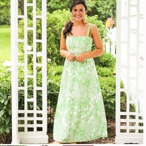 Tuckernuck Blogger Favorite Green White Floral Maxi Dress